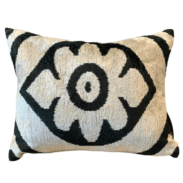 Silk Velvet Cushion N. 440 - White