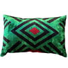 Silk Velvet Cushion N. 682B - Emerald