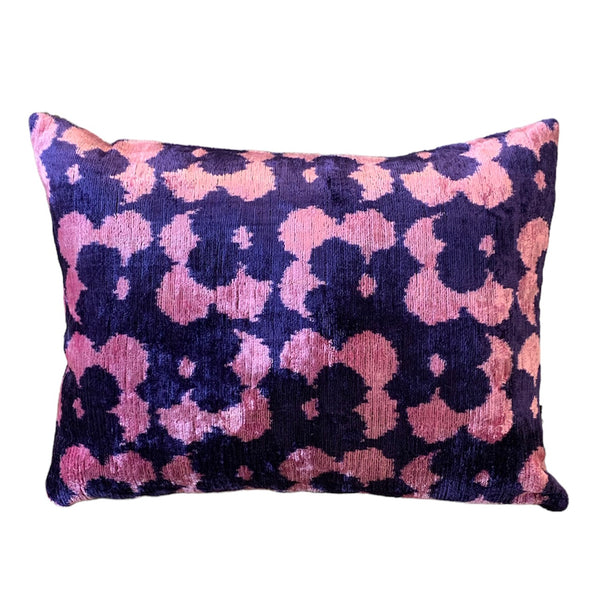 Silk Velvet Cushion N. 687 - Purple