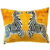 Silk Velvet Cushion N. 700 - Amber Zebra