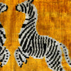 Silk Velvet Cushion N. 700 - Amber Zebra