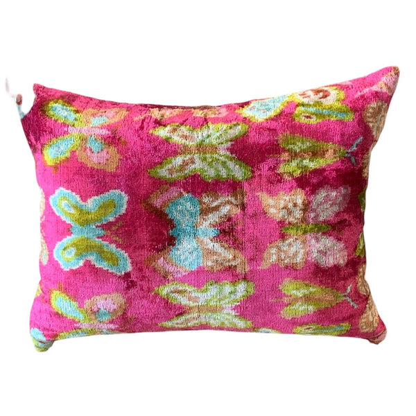 Silk Velvet Cushion N. 710 - Butterfly