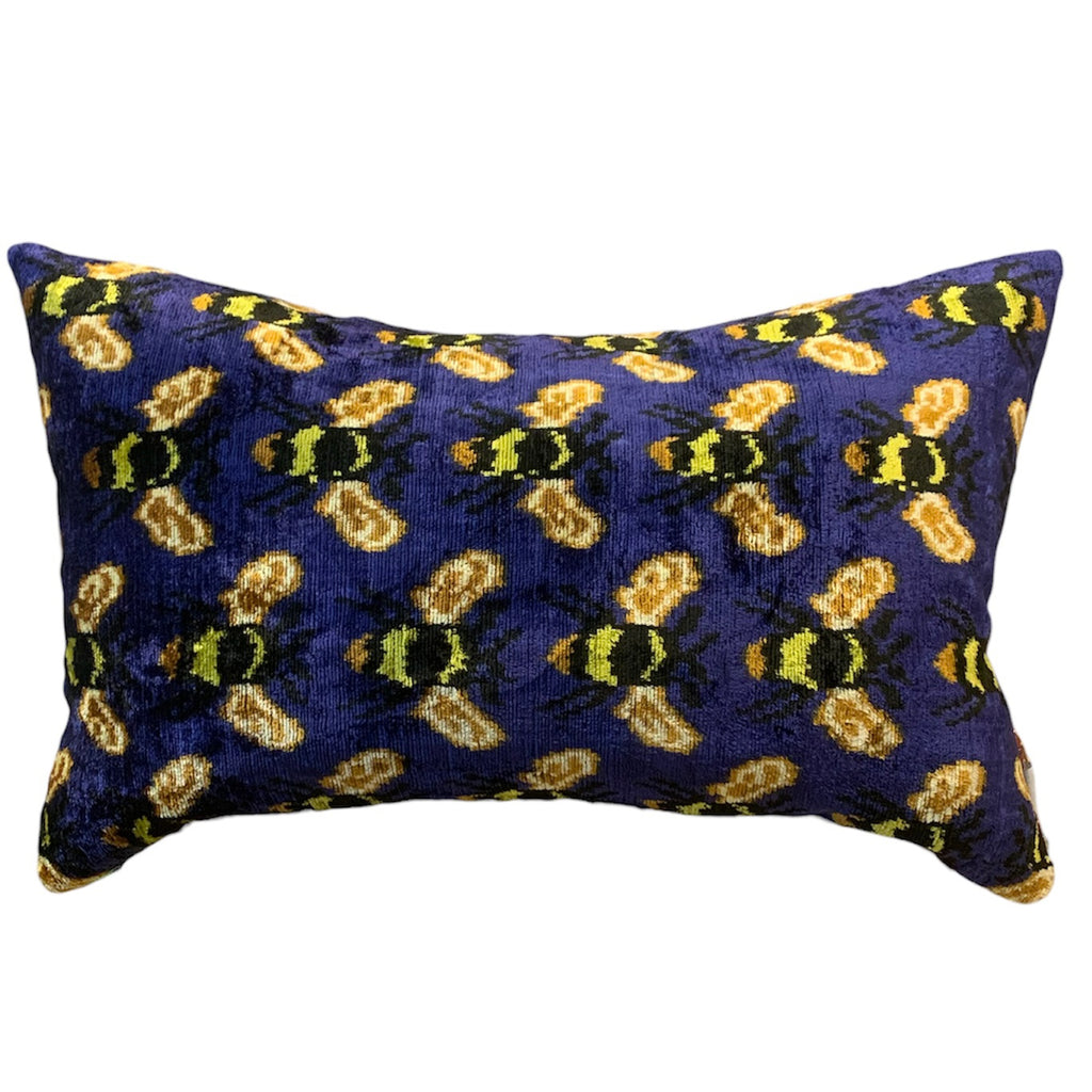 Silk Velvet Cushion N. 713 - BumbleBee