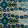 Silk Velvet Cushion N. 740 - Green / Blue