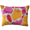 Silk Velvet Cushion N. 743 - Orange / Pink