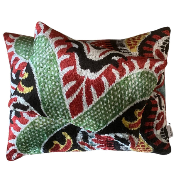 Silk Velvet Cushion N. 747 - Multi