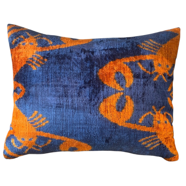 Silk Velvet Cushion N. 750 - Blue Crab