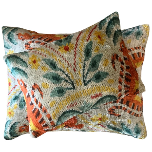 Silk Velvet Cushion N. 753 - Multi