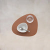 Curve Leather Placemats - Serene Nature
