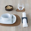 Curve Leather Placemats - Serene Nature