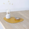 Curve Leather Placemats - Curry