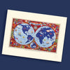 Poster - Air France Planisphere (Red)
