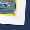 Poster - Air France Planisphere (Orange)