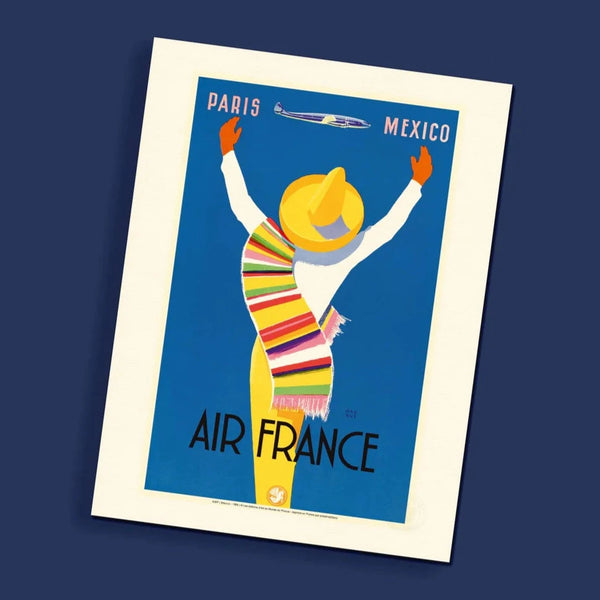 Poster - Air France Paris > Mexico