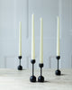 Silhouette Candle Holder - Black Steel