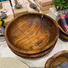 Live Edge Teak Wood Bowl