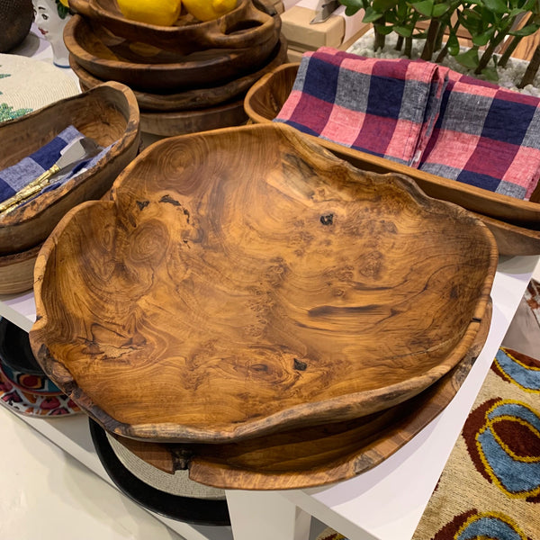 teak live edge bowl at details by mr k