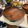 Live Edge Teak Wood Large Bowl