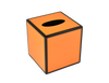 Lacquer Tissue Box - Orange