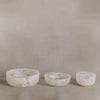 Modern Resin Bowl - Oat Marble