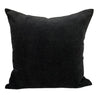 Linen & Velvet Cushion - Steel Blue