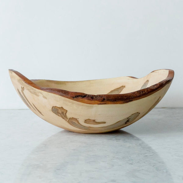 ambrosia oval wood bowl at details by mr k