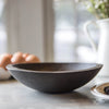 black ebonized oak bowl at details by mr k
