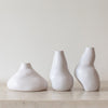 Prometea Vase Set of 3 - Snow