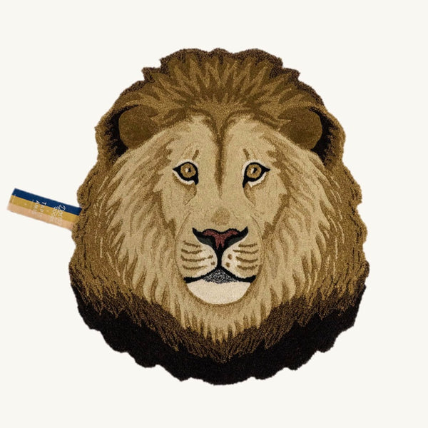 Ari Lion Head Rug at Details by Mr K