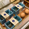 brass coral egg cups at details by mr k