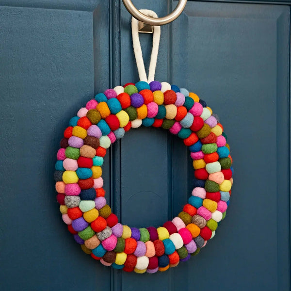 Felt Wreath - PomPom