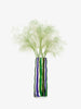 Folk Vase 42 - Black/Blue/Green
