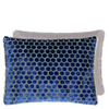 Jabot Velvet Cushion - Cobalt
