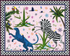 Jungle Pareo / Scarf - Pink