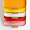 Ribbed Serving Tray - Gold + Colours