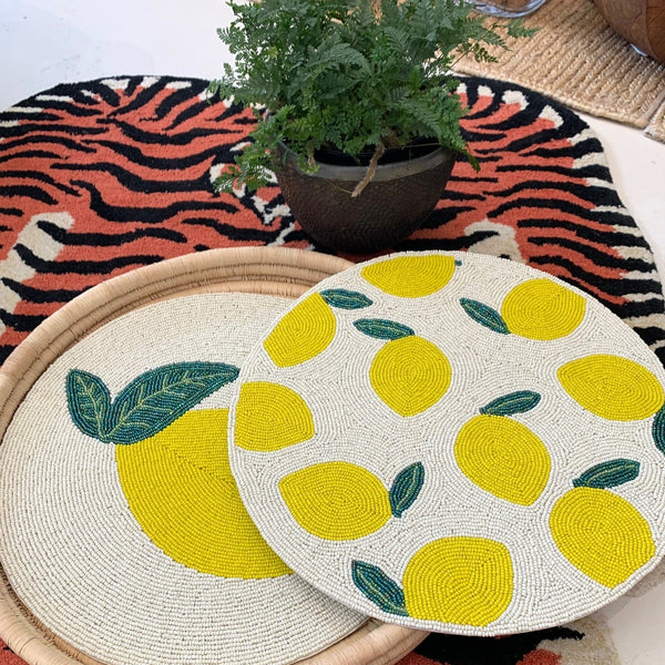 lemon placemats at details by mr k