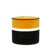 Leo Velour Pouf - Ocre