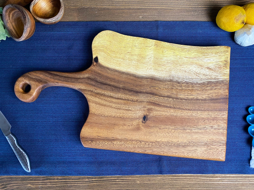 Live Edge Walnut Board with Handle