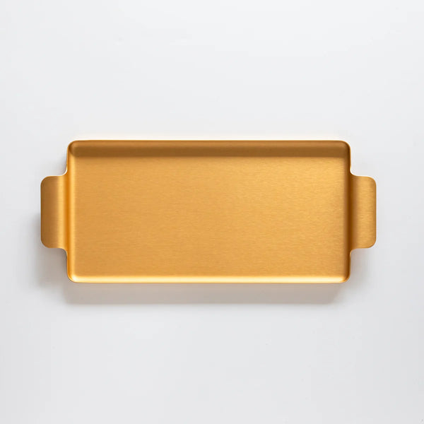 Pressed Gold Canape Tray
