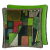 Raku Patchwork Velvet Cushion