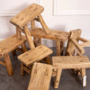 Salvaged Elm Wood Stool - Little