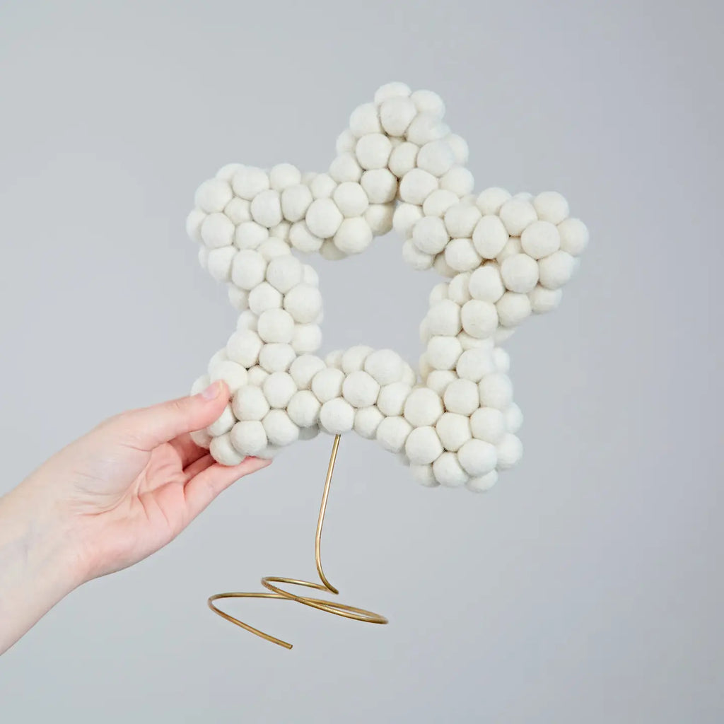 Felt Tree Topper - Natural