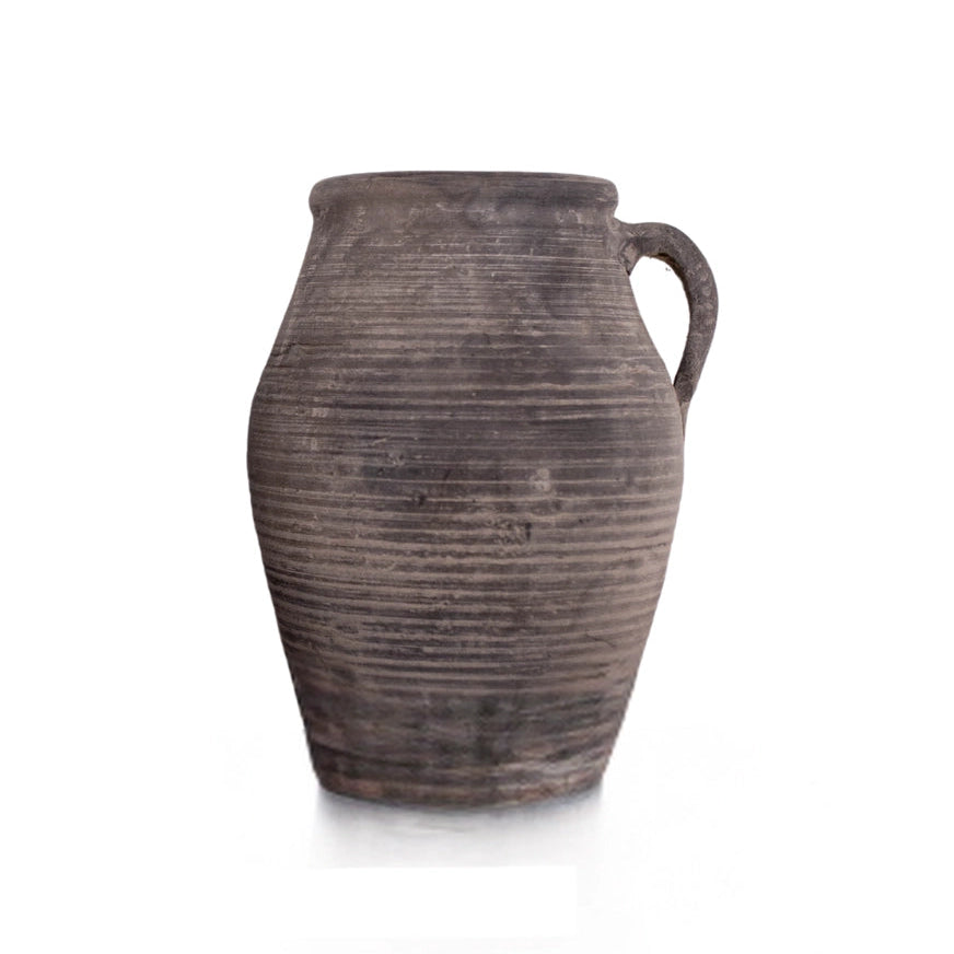 Atelier Grey Pot with One Handle