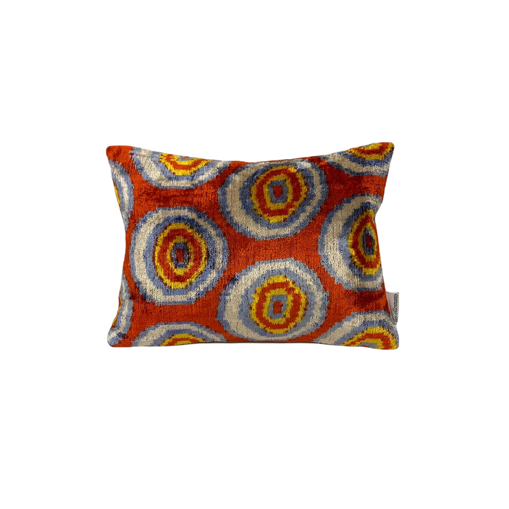 Silk Velvet Cushion N. 552 - Brick