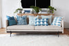 Amol Linen Cushion - Palace Blue