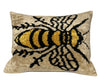 Silk Velvet Cushion N. 571 - BumbleBee