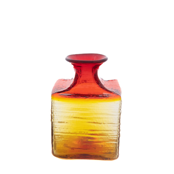 Strata Block Vase - Tangerine