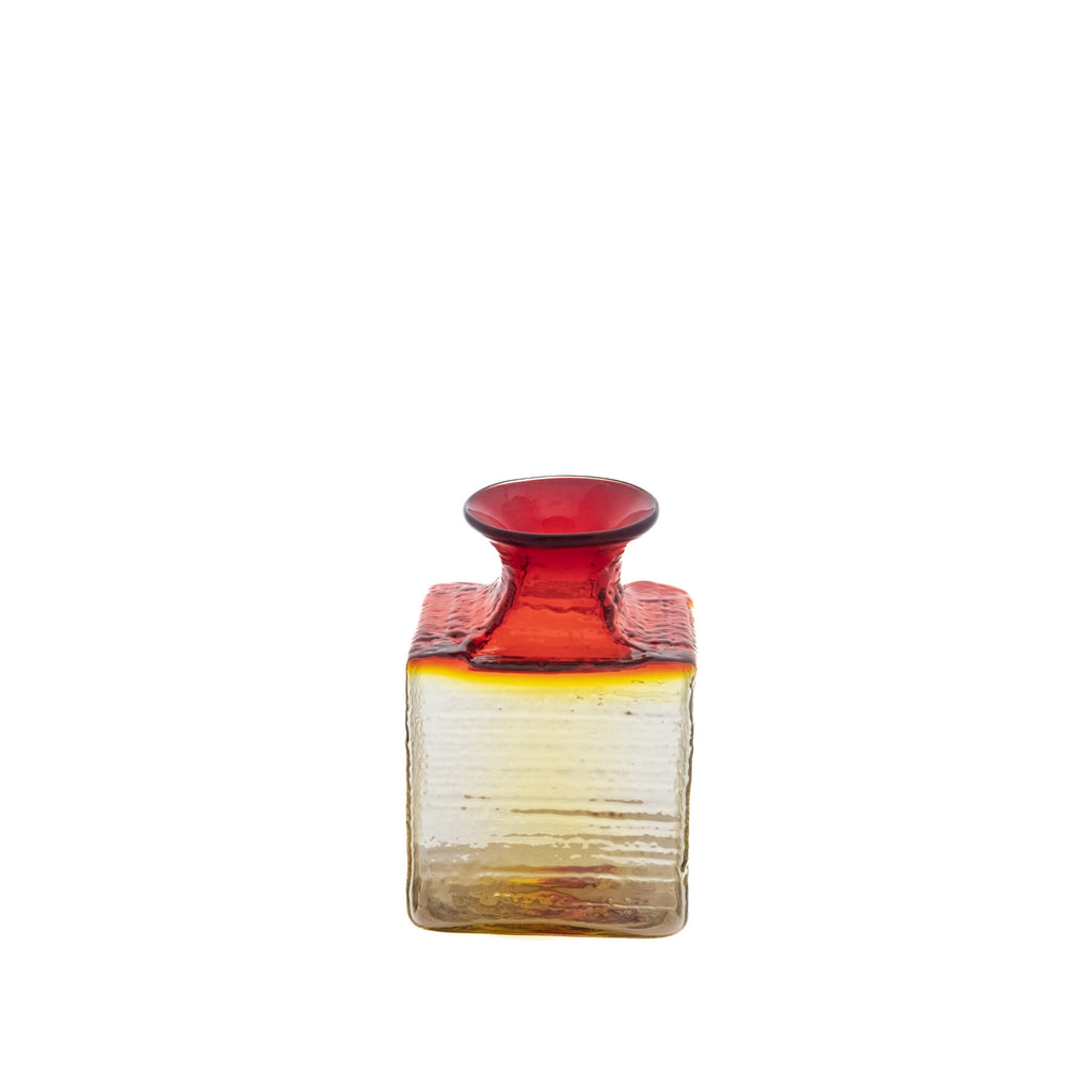 Strata Block Vase - Tangerine