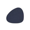 Curve Leather Placemats - Navy Blue