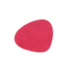 Curve Leather Placemats - Raspberry